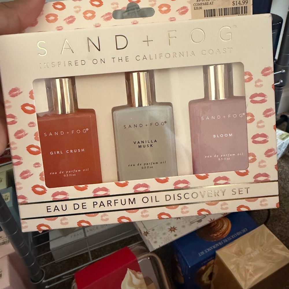 Sand and Fog Eau De Parfum Oil Discovery Set - Girl Crush, Vanilla Musk, Bloom